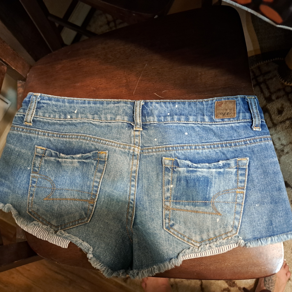 American Eagle Outfitters Women's Blue Denim Shorts